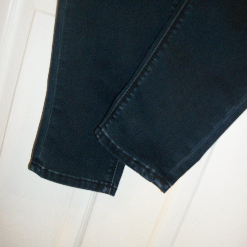Seven7 Sz 14 Blue Demim Stretch Leggings Jeans Mid Rise 28" Inseam - Picture 5 of 12